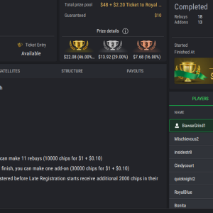 PCF Daily Grind PLO8 on StockPoker - December 17, 2025