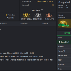 PCF Daily Grind NLHE on StockPoker - December 22, 2025