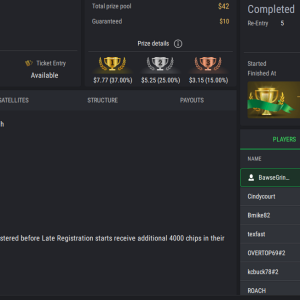 PCF Royal Rumble NLHE PKO on StockPoker - January 02, 2026