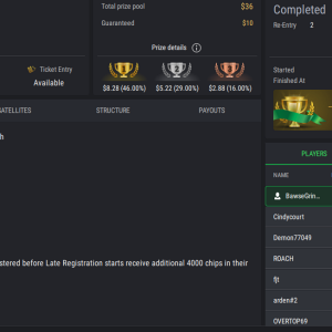 PCF Royal Rumble PLO8 PKO on StockPoker - January 03, 2026