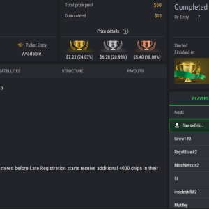 PCF Royal Numble NLO8 PKO - November, 01 2025