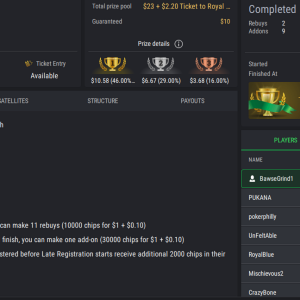 PCF Daily Grind NLHE on StockPoker - November 03, 2025