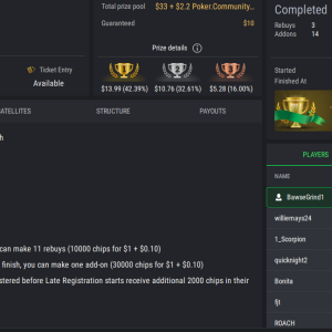 PCF Daily Grind HOE on StockPoker - November 04, 2025