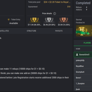 PCF Daily Grind NLHE on StockPoker - November 10, 2025