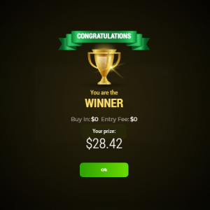 8 way chop in $150 freeroll on StockPoker