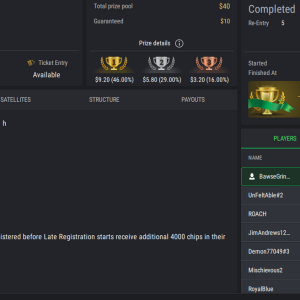 PCF Royal Rumble PLO8 PKO on StockPoker - November 29, 2025