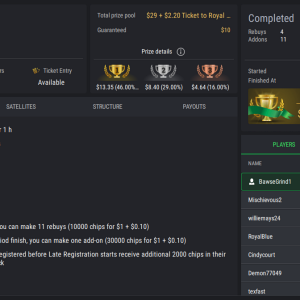 PCF Daily Grind NLHE on StockPoker - December 01, 2025