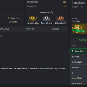 PCF Royal Rumble NLHE PKO on StockPoker - December 05, 2025