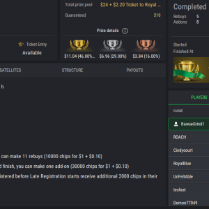 PCF Daily Grind NLHE on StockPoker - December 08, 2025