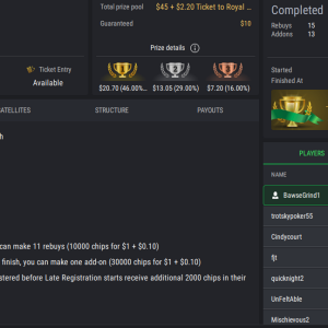 PCF Daily Grind PLO8 on StockPoker - December 10, 2025