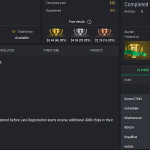 PCF Royal Rumble PLO8 PKO on StockPoker - December 13, 2025