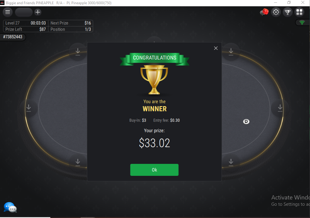 3 way chop in Biggie and Friends